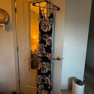 Windsor Floral Maxi Dress with Strappy Back
